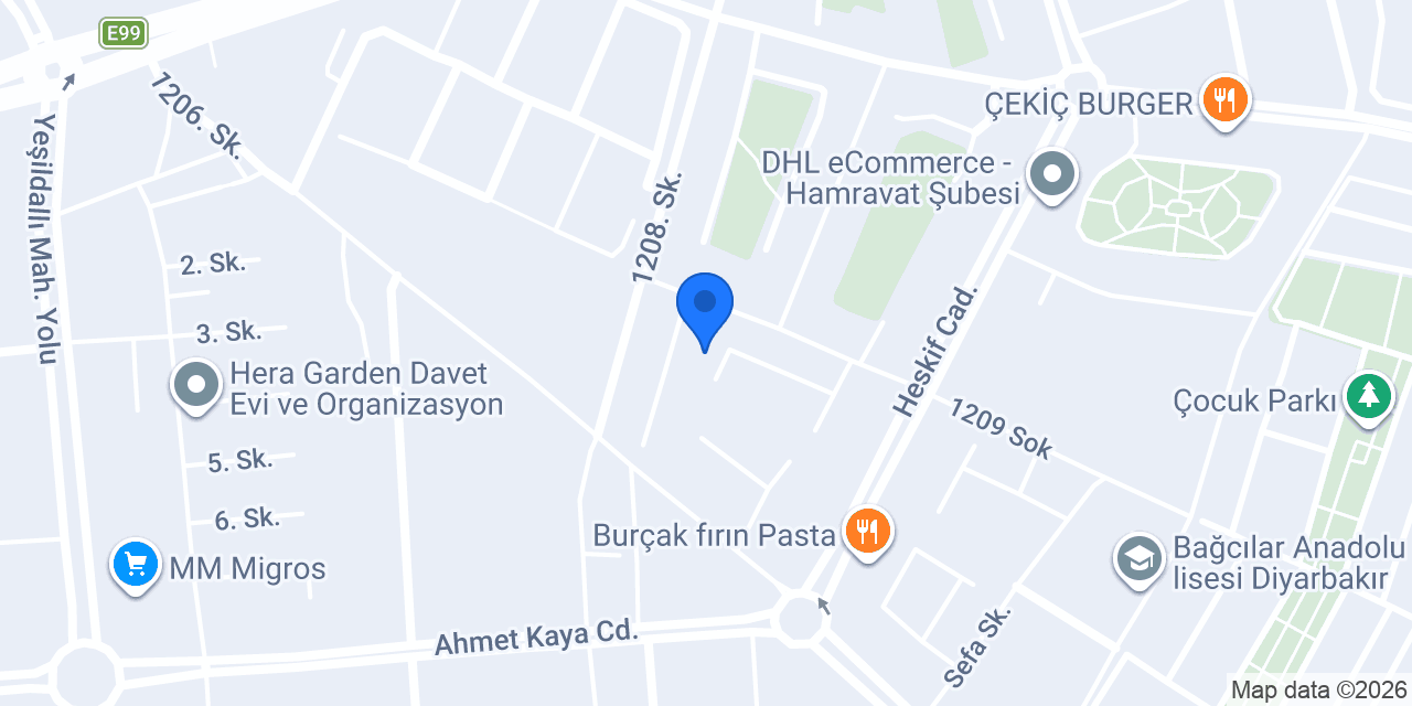 Sanat elektrik Şahin konumu