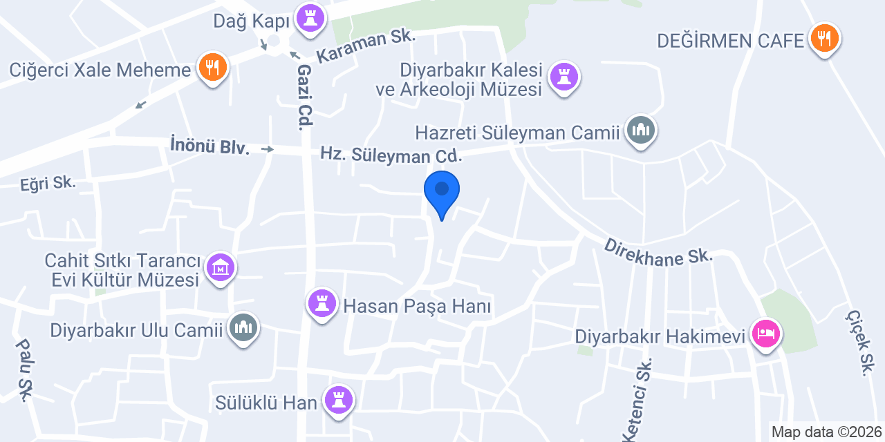 Cafe tiamad konumu