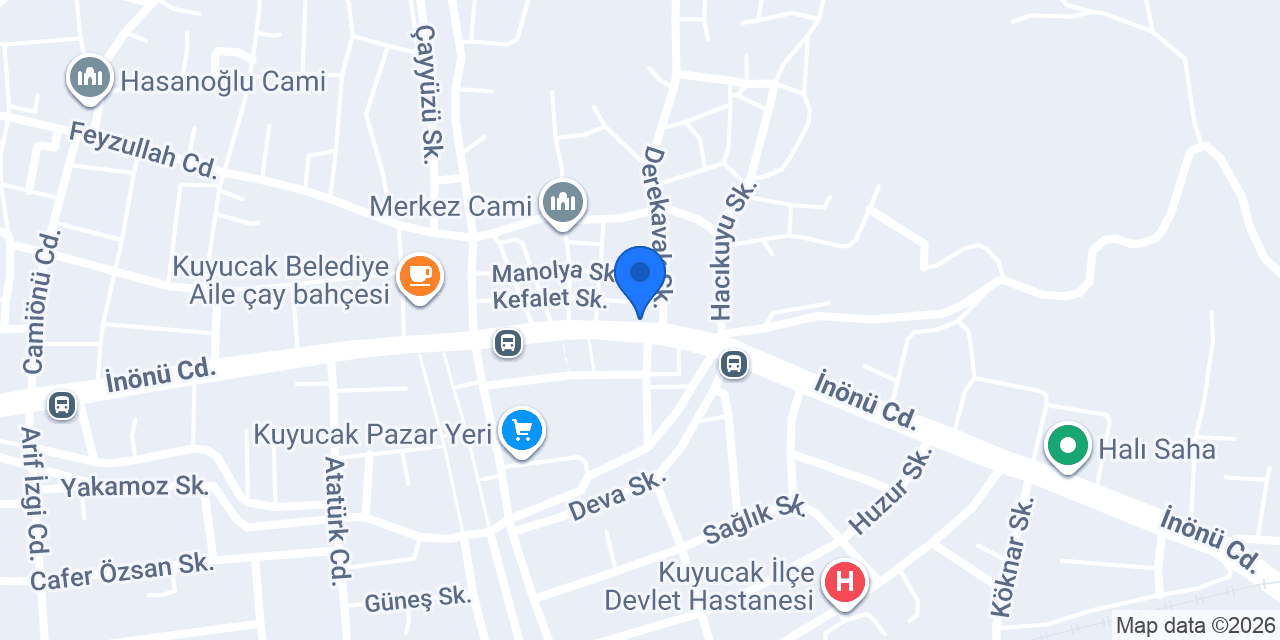 Tavus Eczanesi konumu