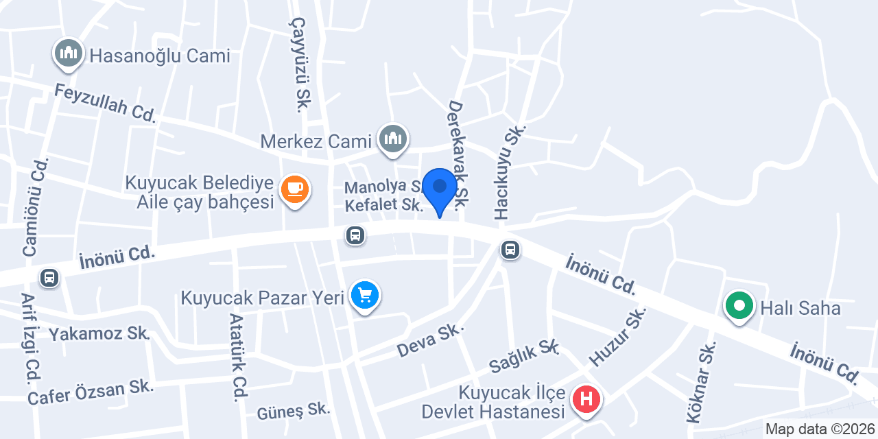 Yenipazarlı Veteriner Kliniği konumu