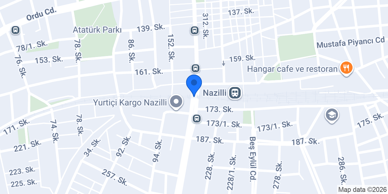 Kızılay Nazilli Şubesi konumu