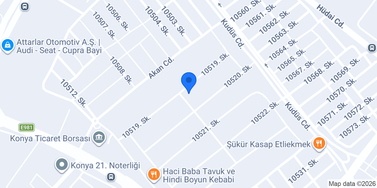 Yonca Tarım Ürünleri konumu