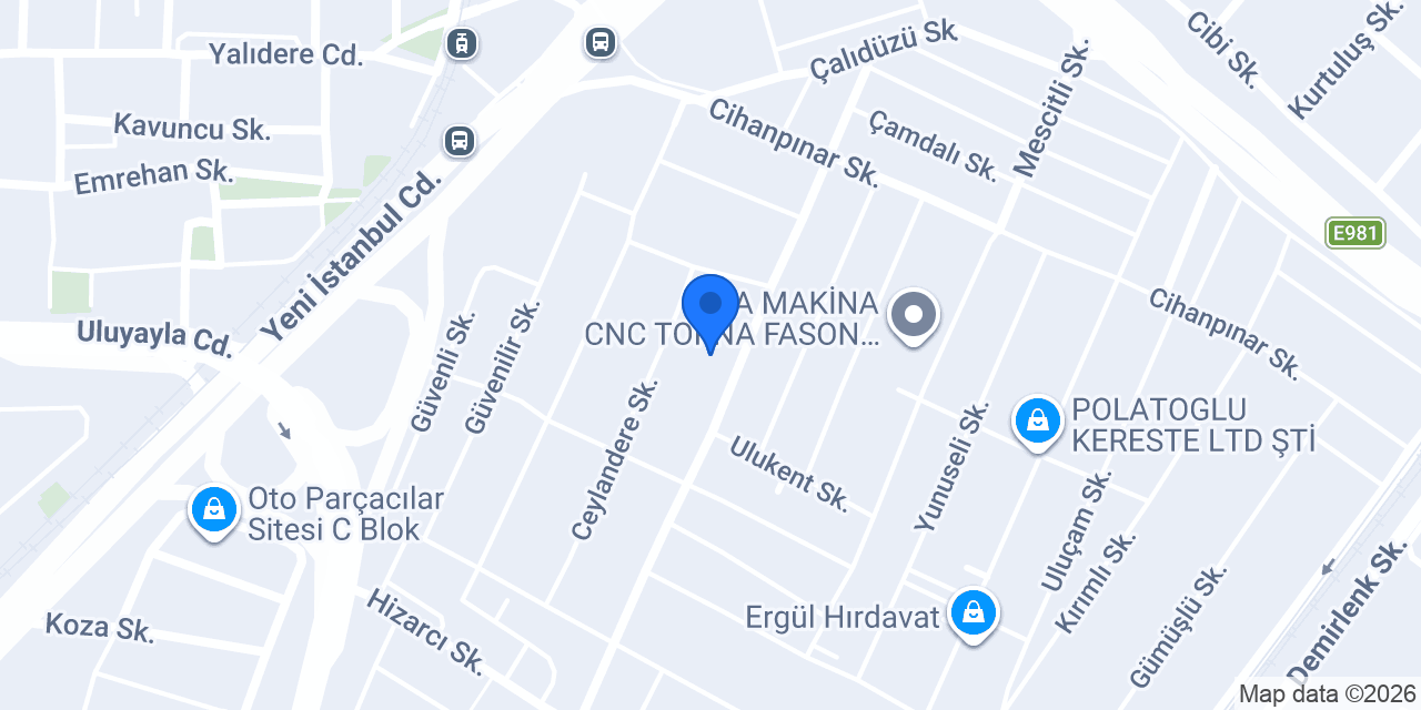 Işıkcı Dekor konumu