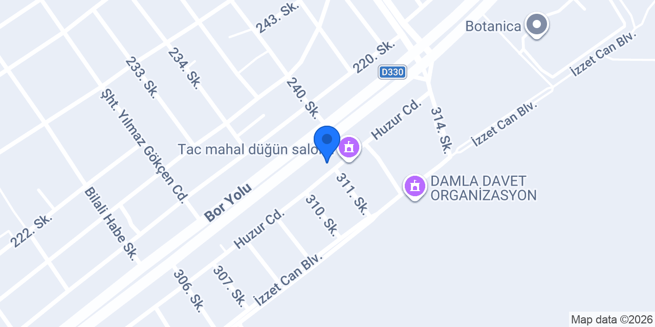 Beyaz Otomotiv konumu