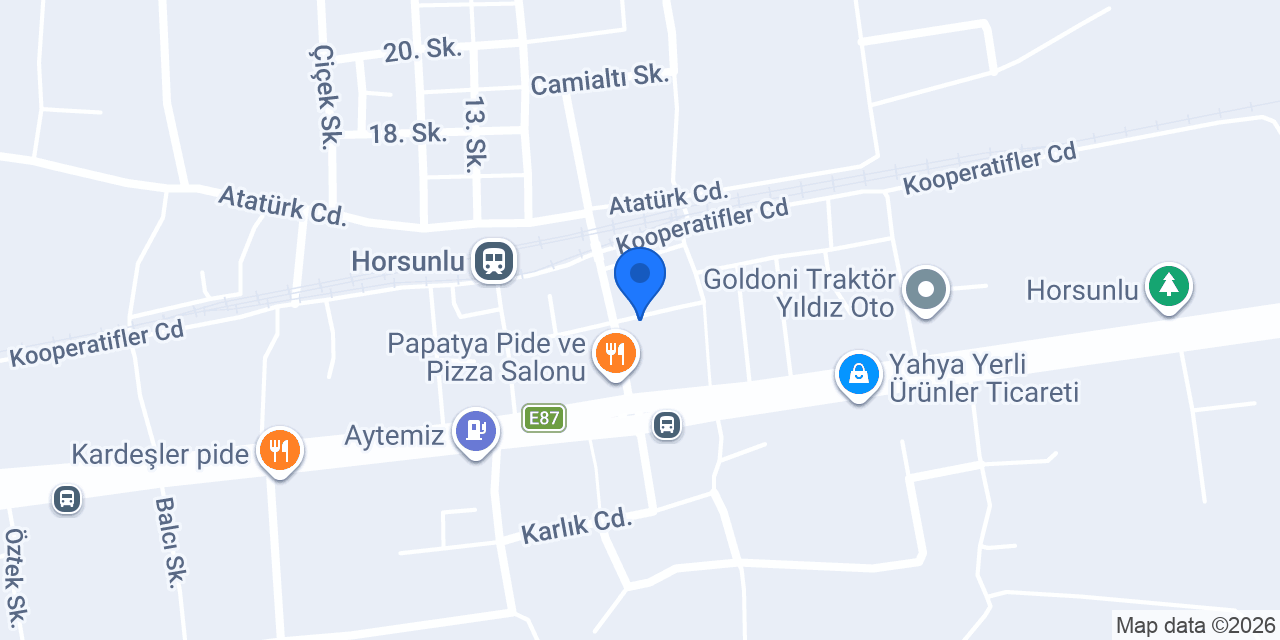 Özçelik Veteriner Polikliniği konumu