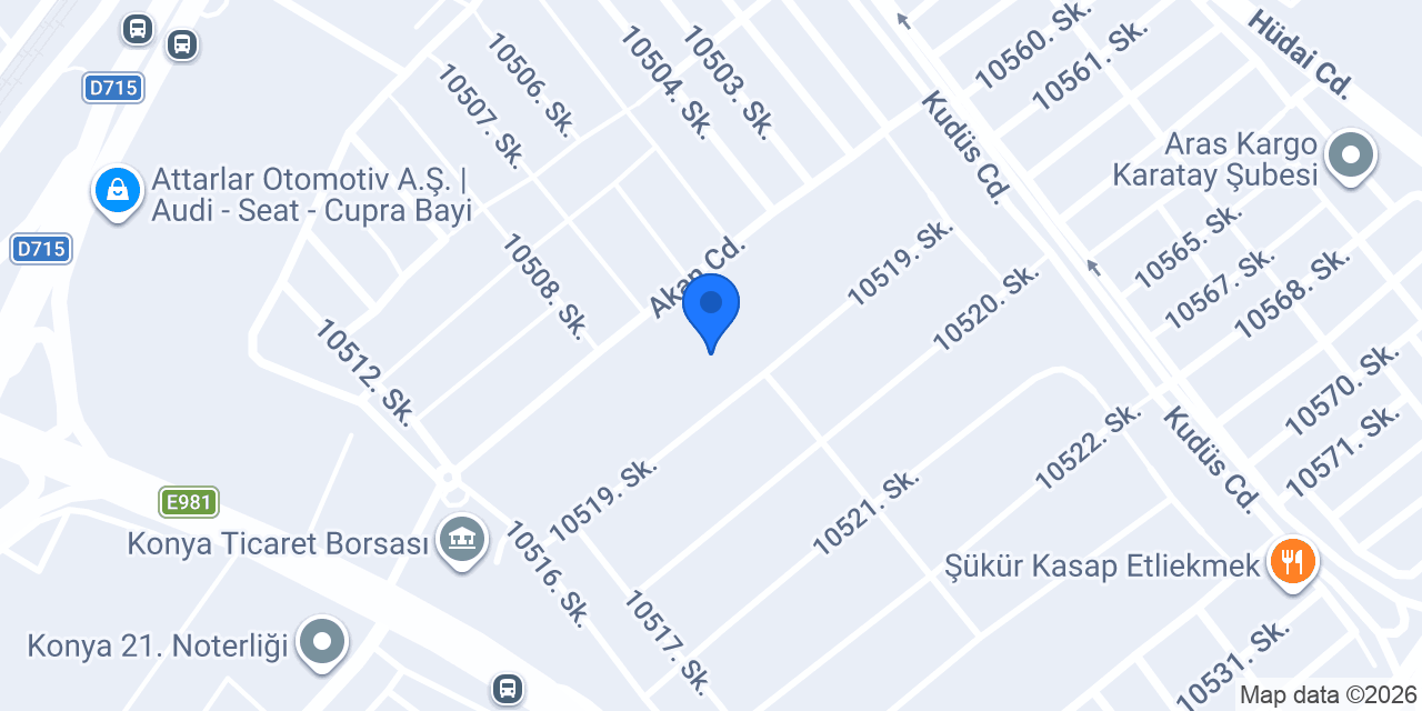 Akademi Ziraat konumu