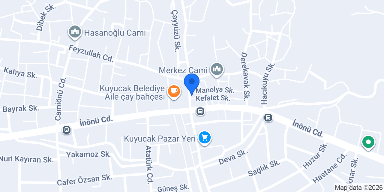 Halkbank Kuyucak Şubesi konumu