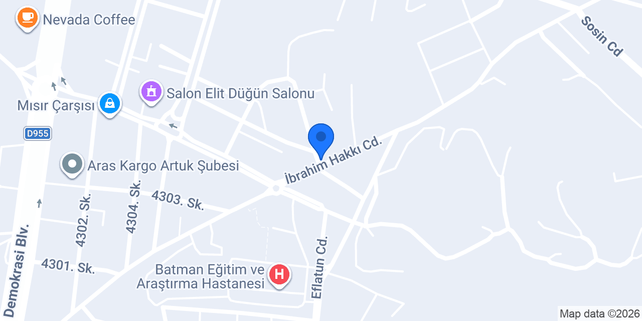 Batman Hacı Künefe konumu