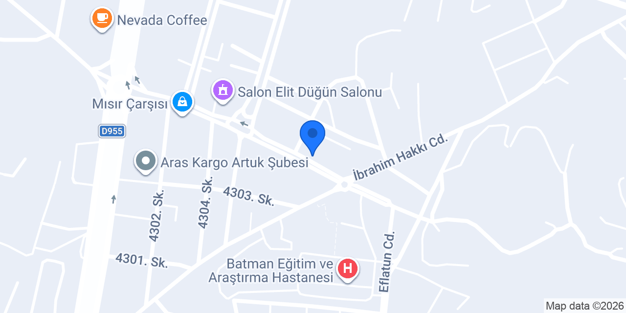 Bülent Börekçilik Batman Gültepe konumu