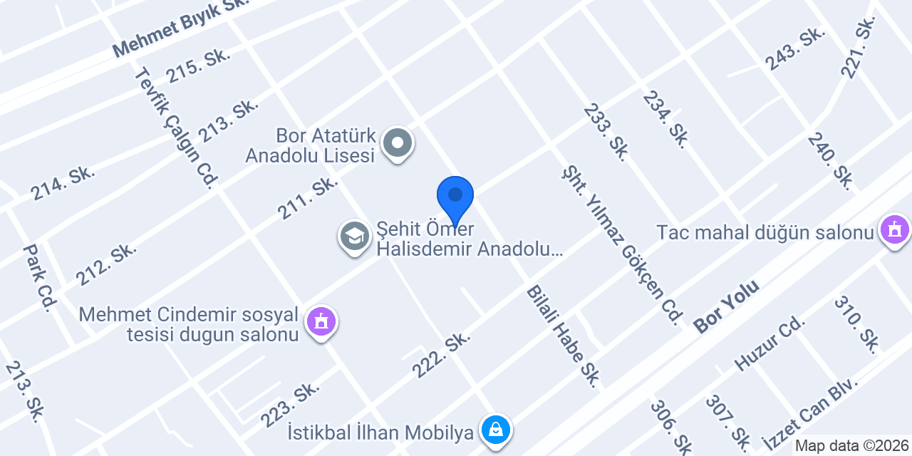 Menderes İlkokulu konumu
