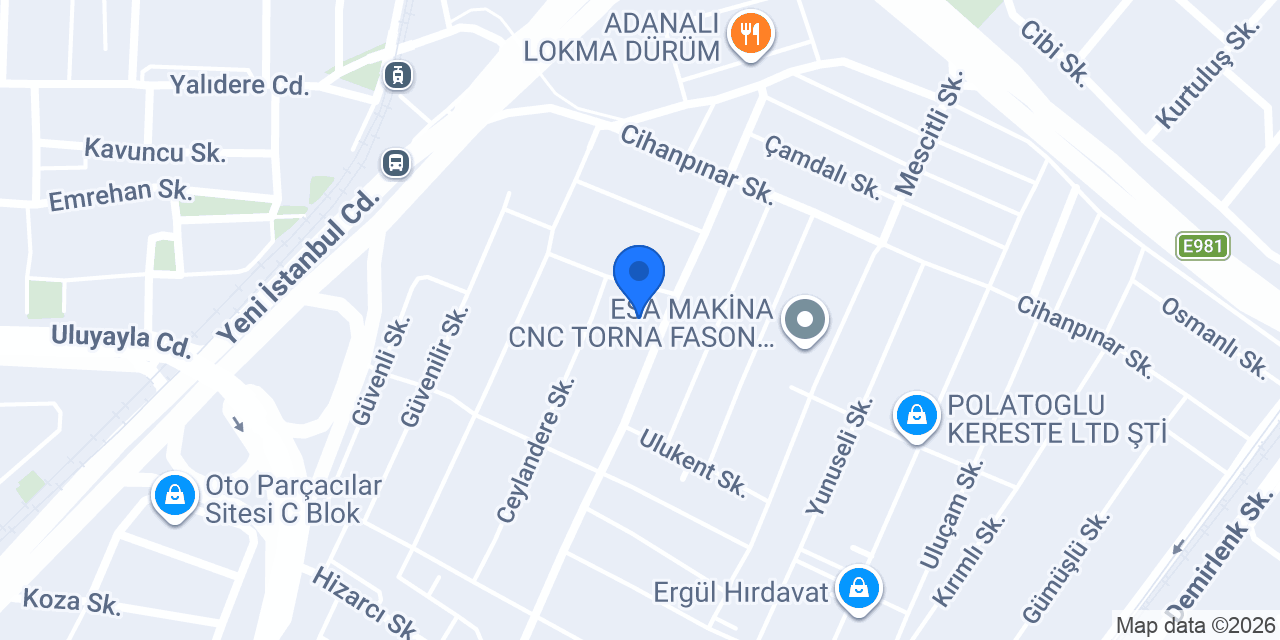 MARAVI ORMAN ÜRÜNLERİ İNŞ. TİC. LTD. ŞTİ. konumu