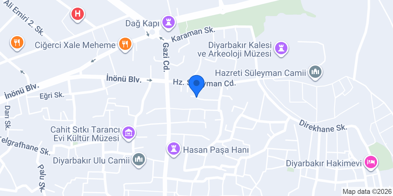 Mahabad Cafe konumu