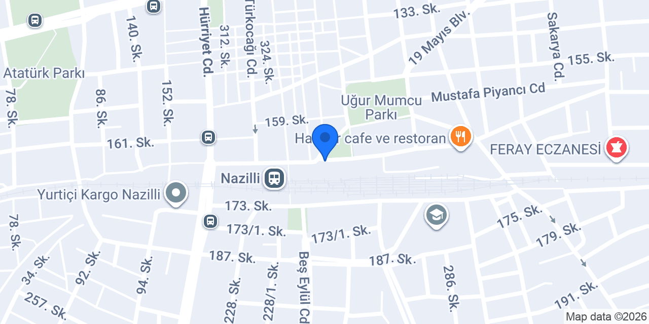 Nazilli Trend Hotel konumu