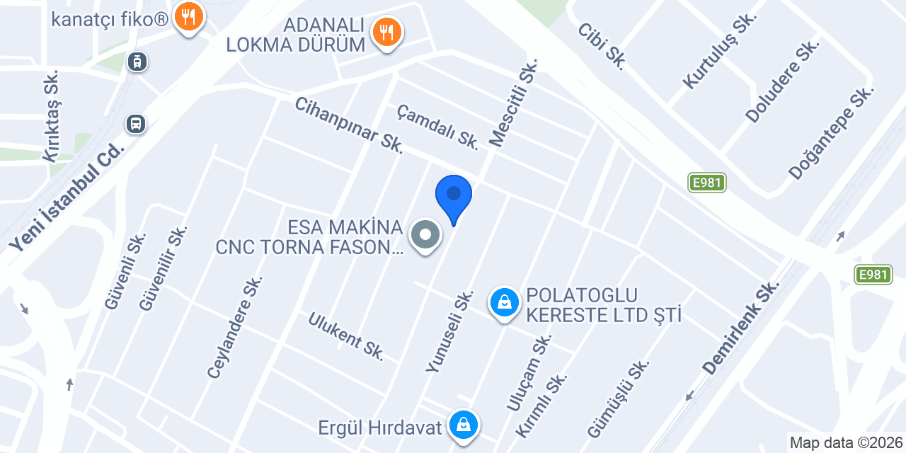 Kırellioğulları mobilya konumu