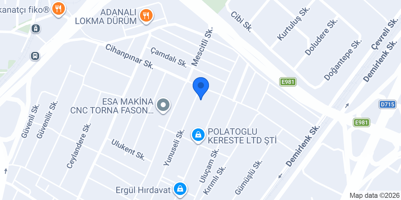 SFO Mobilya ( Ercan Koltuk) konumu