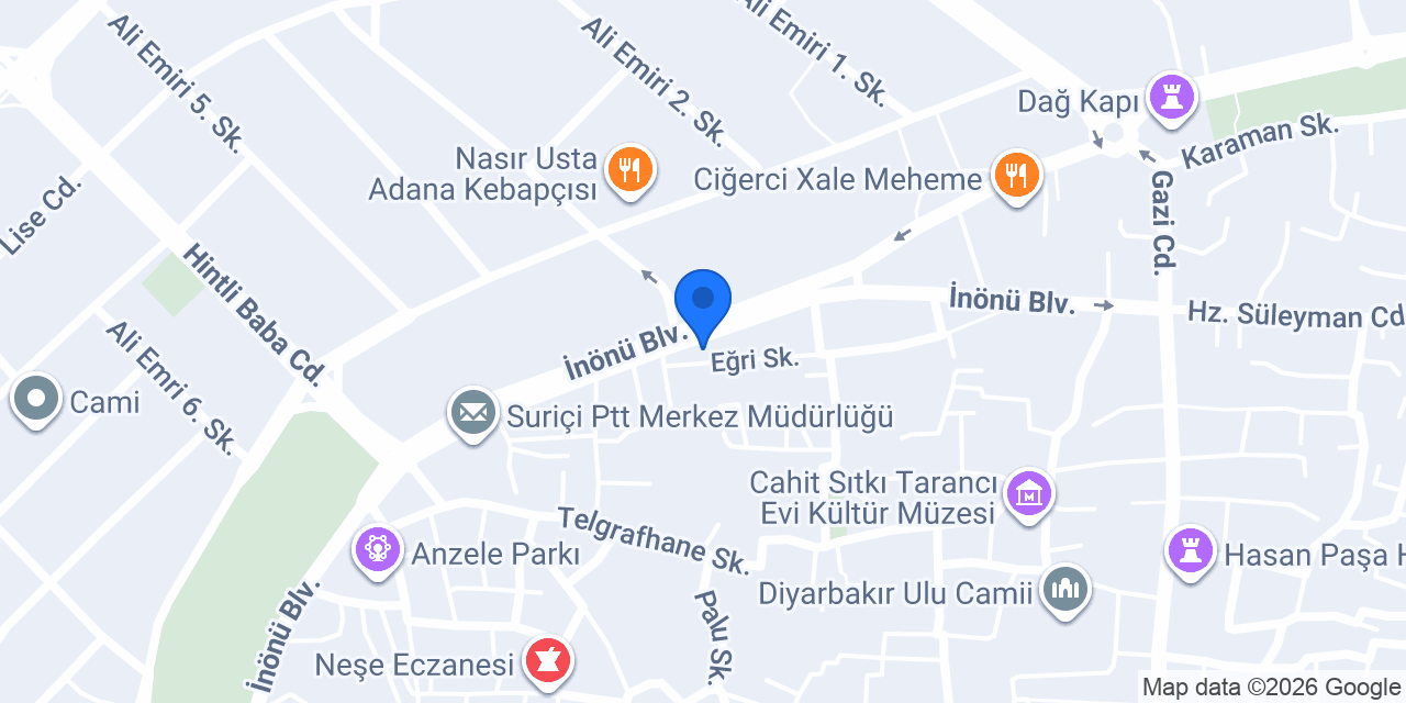 Tekkapı lahmacun konumu