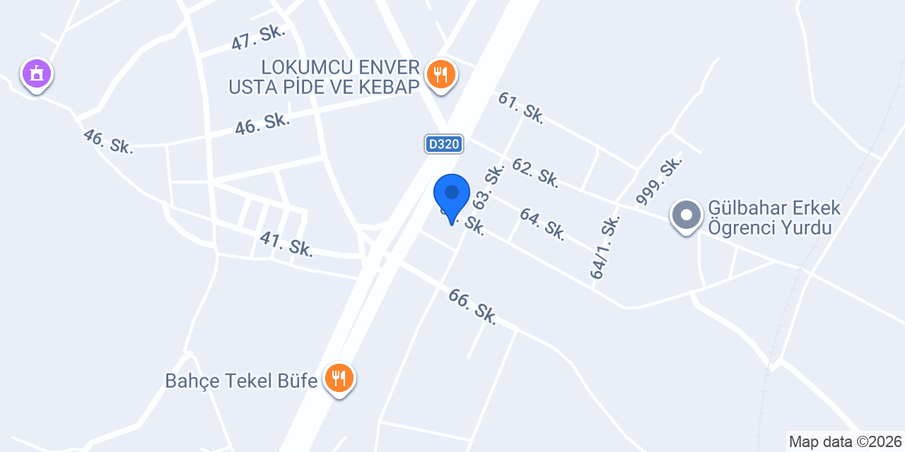 DAZKIRI DOKUMA VE KONFEKSİYON OSB konumu