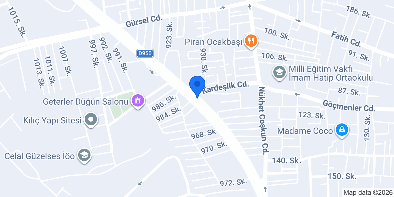 Konak Oto konumu