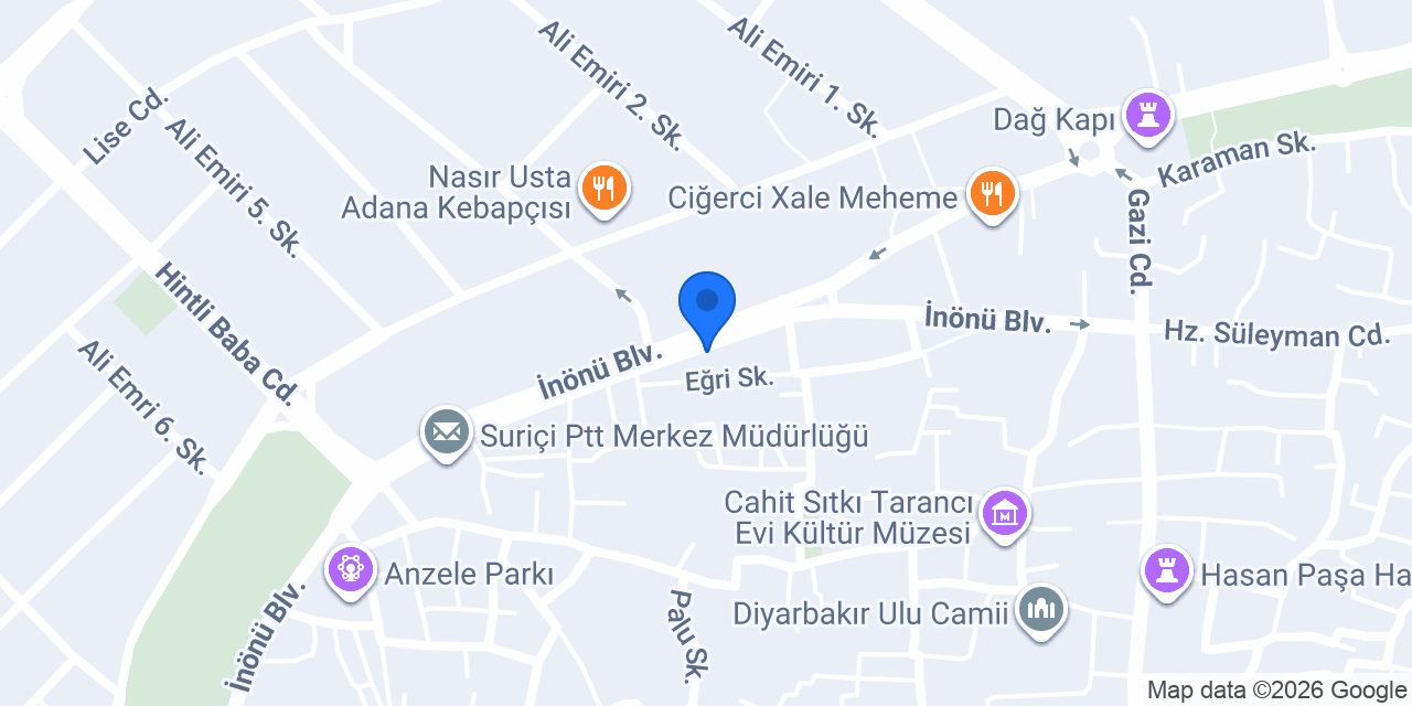 T.C. Sur Belediyesi konumu