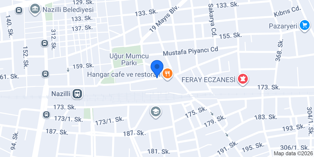 Nazilli Masaj Salonu Blue Moon konumu