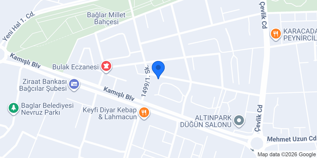 Demirdöküm Yetkili Servisi konumu