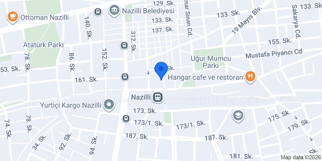 Yapı Kredi - Nazilli Şubesi konumu