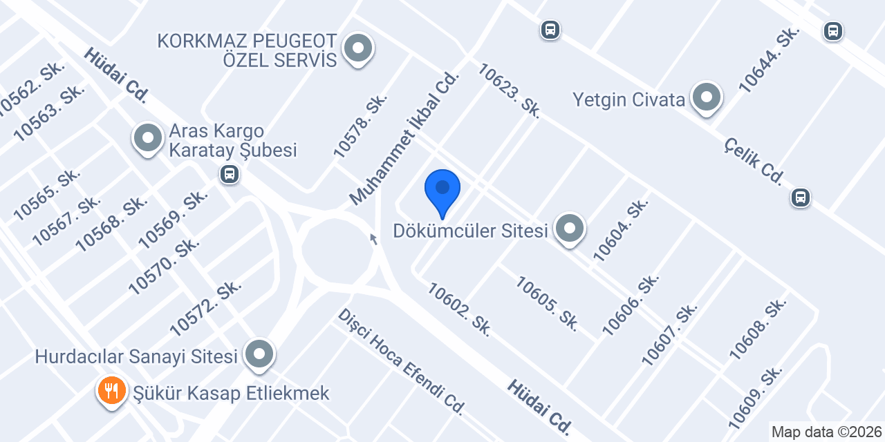 FEN-İŞ DÖKÜM konumu