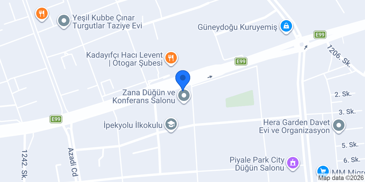 Zana İnşaat konumu