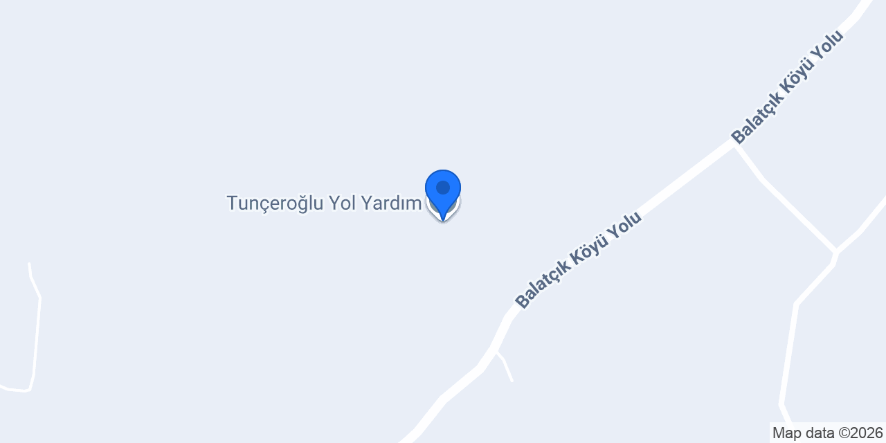 Tunçeroğlu Yol Yardım konumu