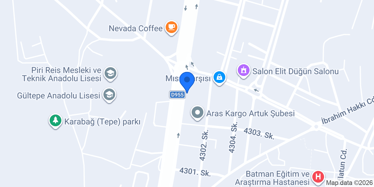 A&K Hukuk Bürosu konumu