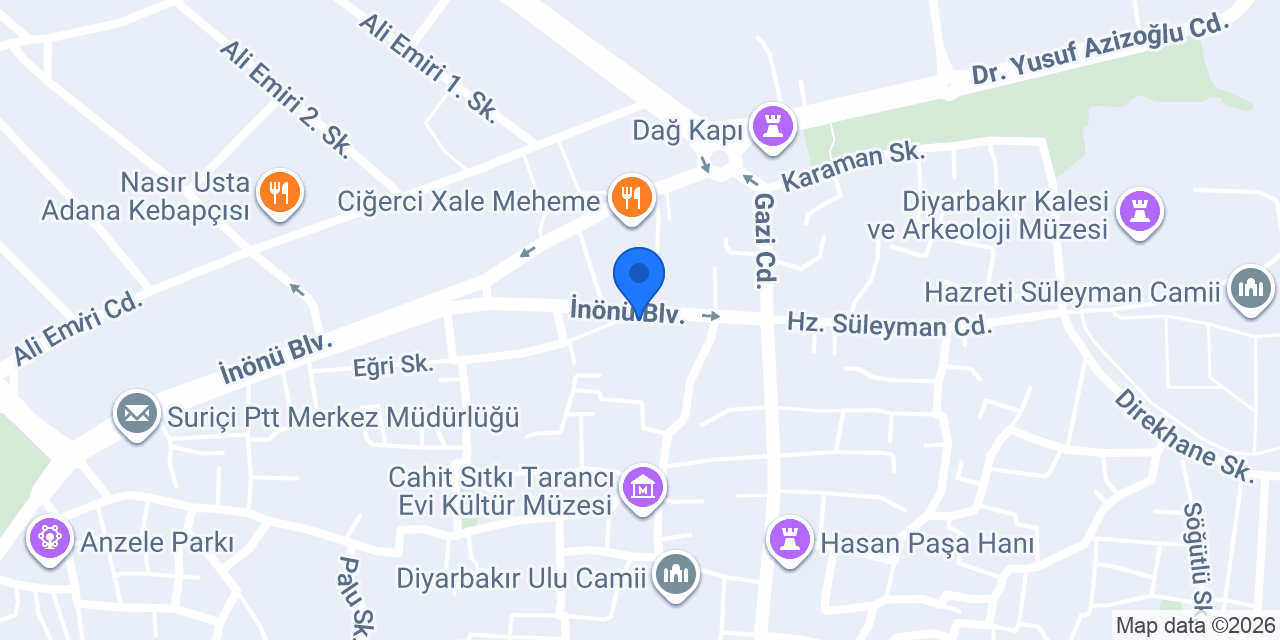 Hotel Derya konumu