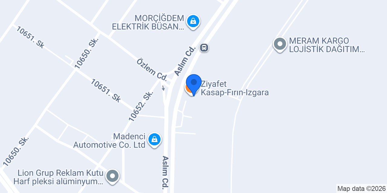 Ziyafet Kasap-Fırın-Izgara konumu