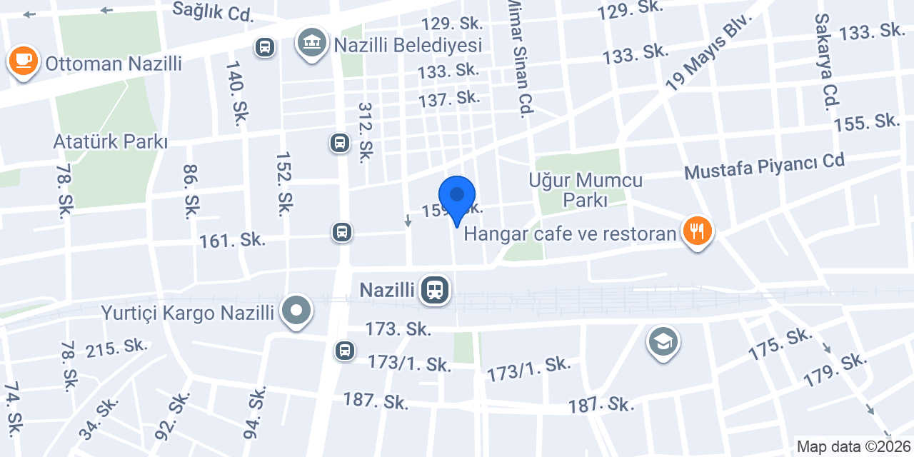 Perande Nazilli konumu