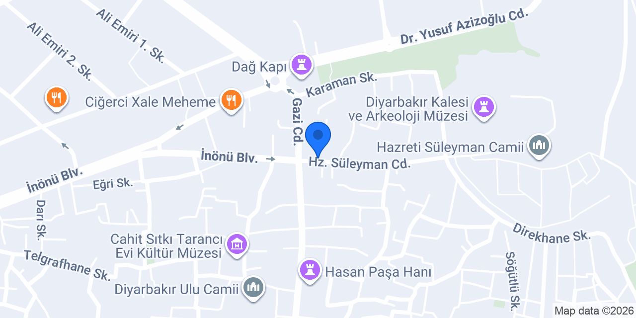 Kadayıfçı Hacı Levent | Dağkapı Şubesi konumu