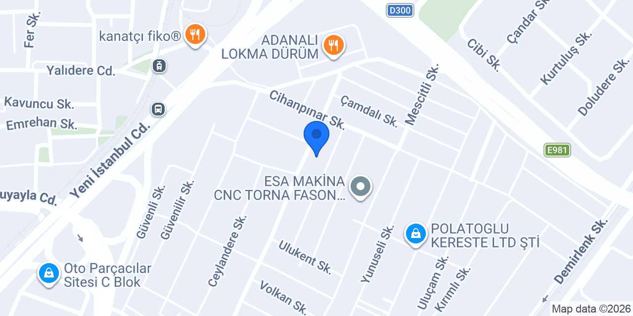 Arksan Otomatik Kapı ve Kepenk Sistemleri ltd.şti. konumu