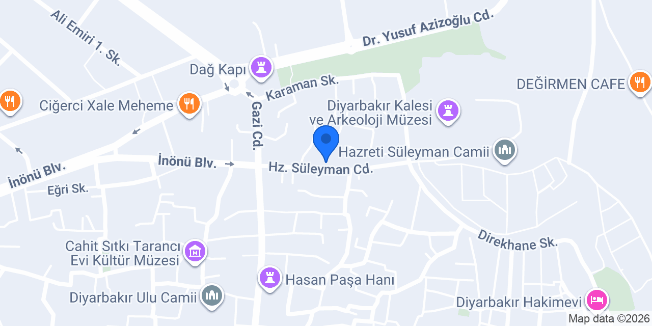 Surkent Hotel konumu