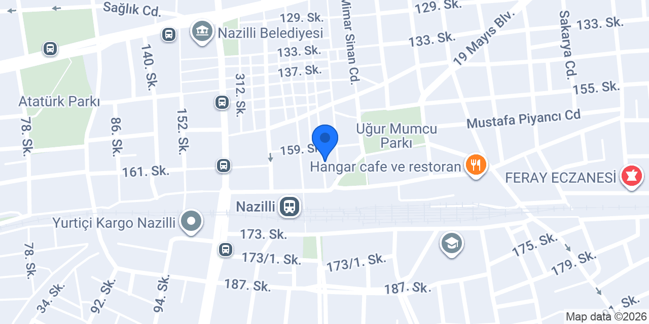 QNB Nazilli Şubesi konumu