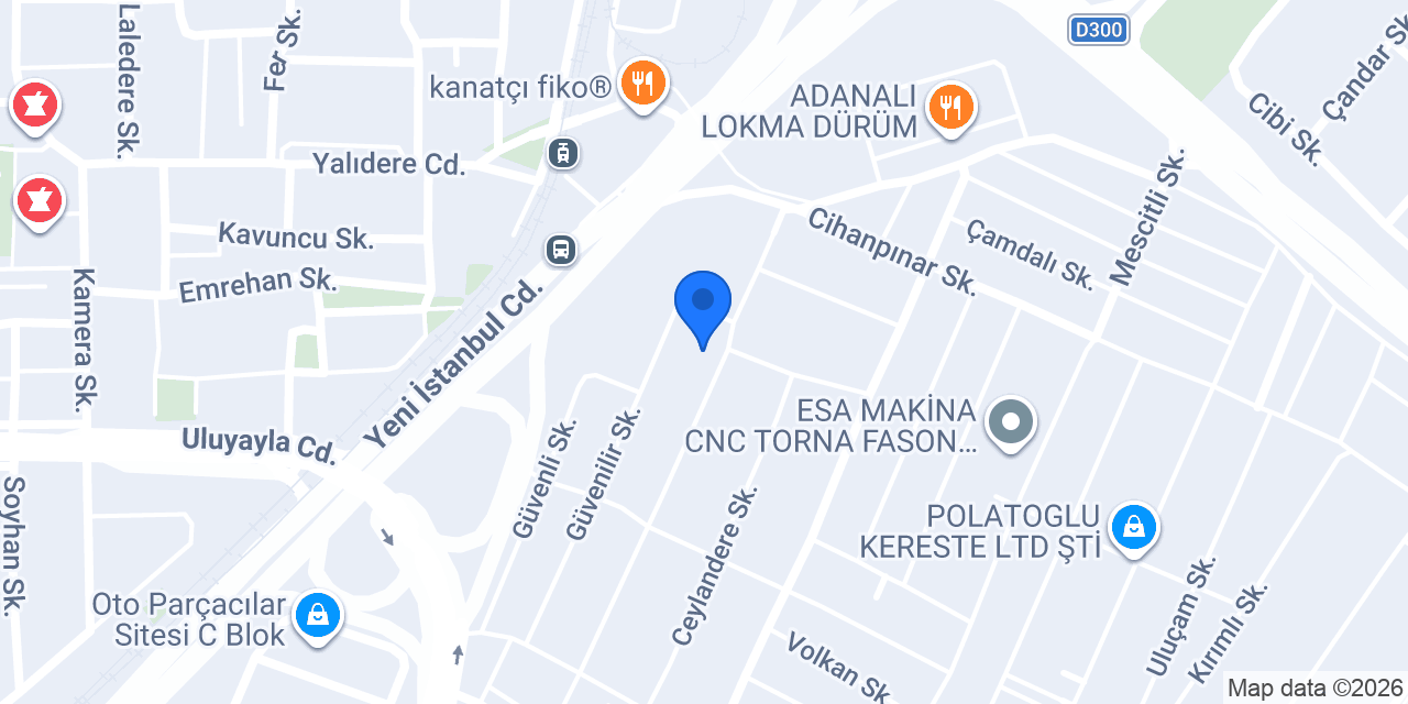Fatih Yıldız ahşap dekorasyon konumu