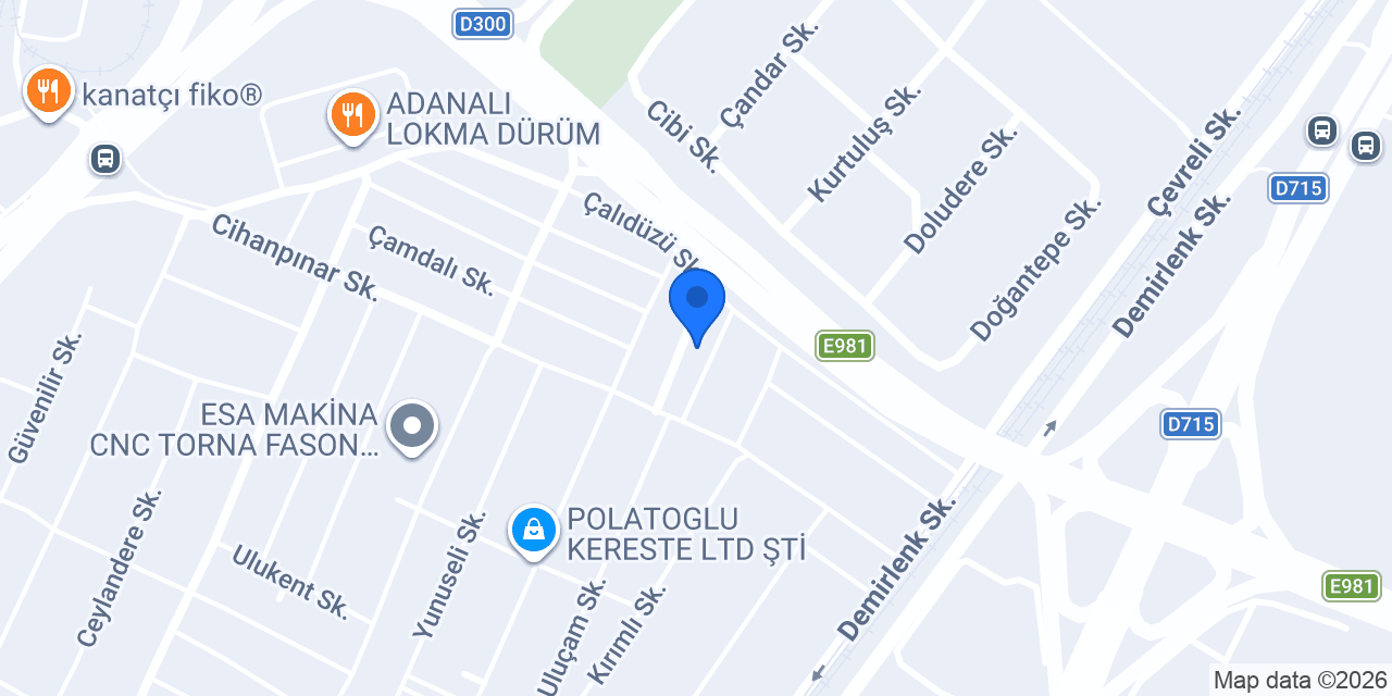Gözde Mobilya konumu