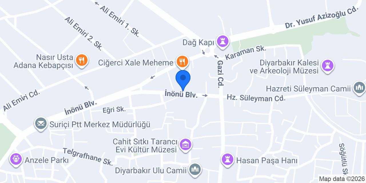 Baklavacı Şemsettin konumu