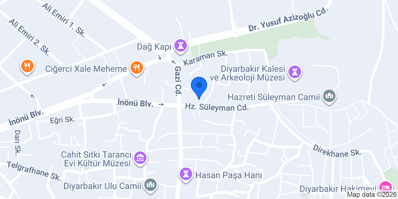 Dağkapı Konak Otel konumu