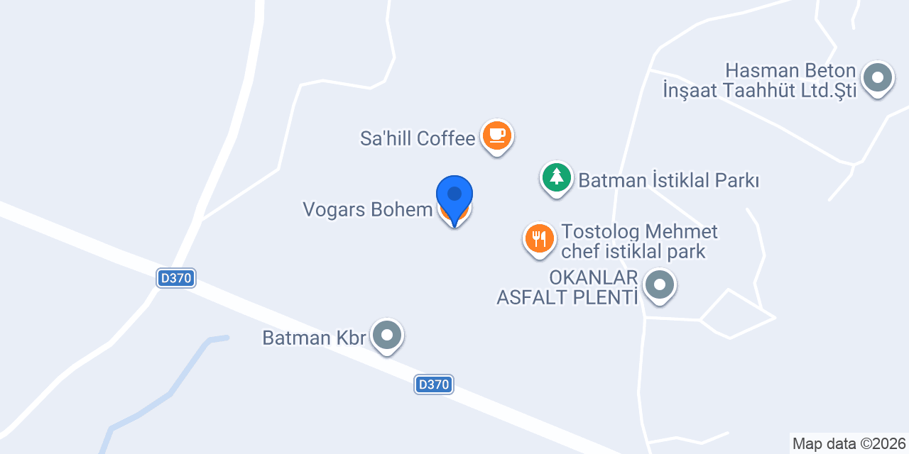 Vogars Bohem konumu