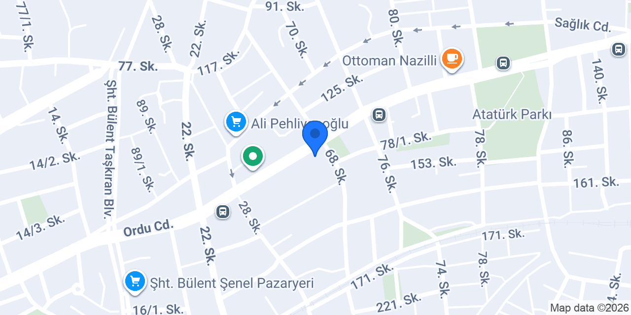 Mavi Tasarım İnşaat konumu