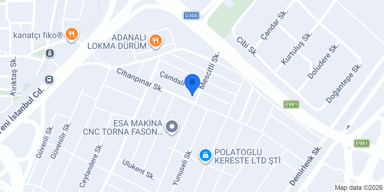 Eylül Mobilya (Mobilyacılar Site Şube) konumu