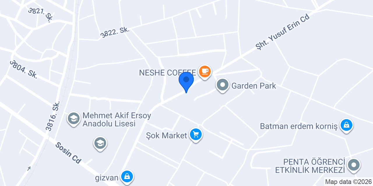 Bizim tesisatçı konumu