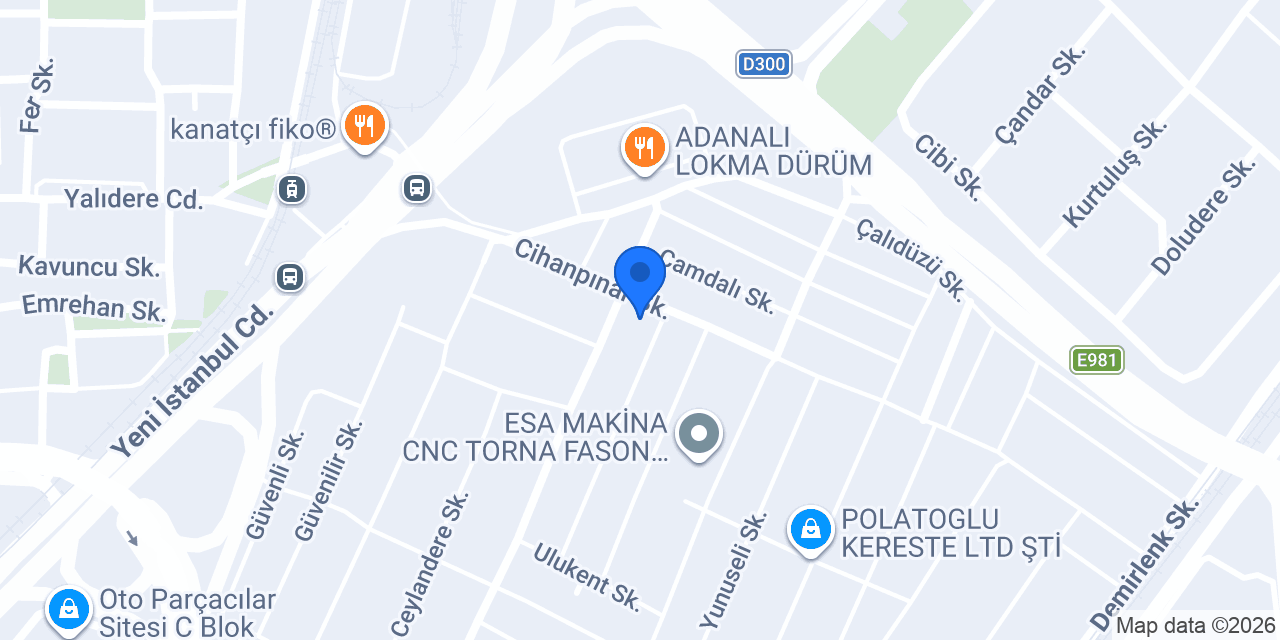 Aydınlar Mobilya konumu