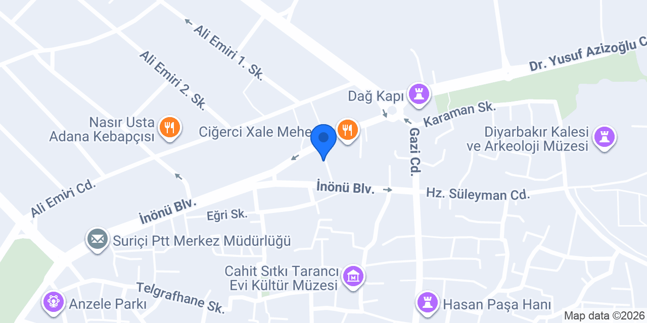 Küçebaşı Ciğercisi konumu