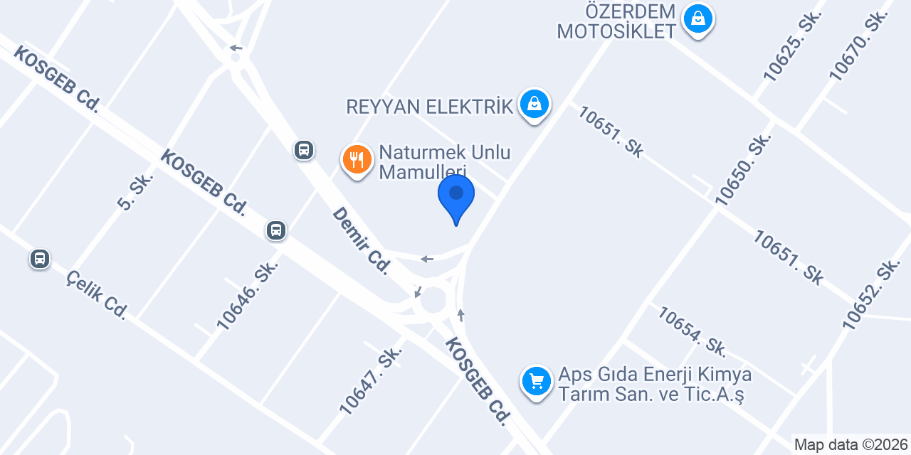 Osmanlı Elektrik Merkez konumu