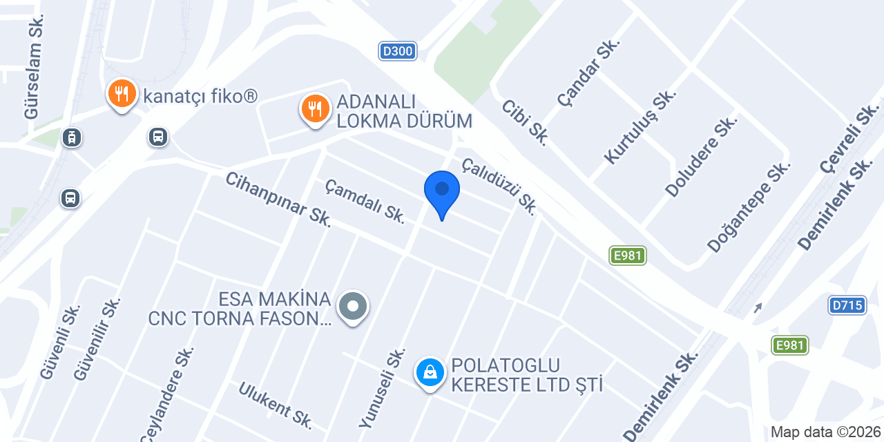 Samancılar Mobilya konumu
