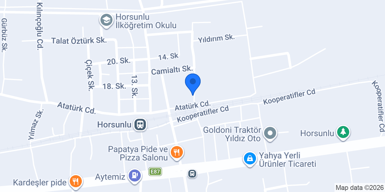 Ptt-horsunlu Şubesi konumu